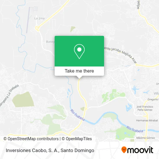 Inversiones Caobo, S. A. map