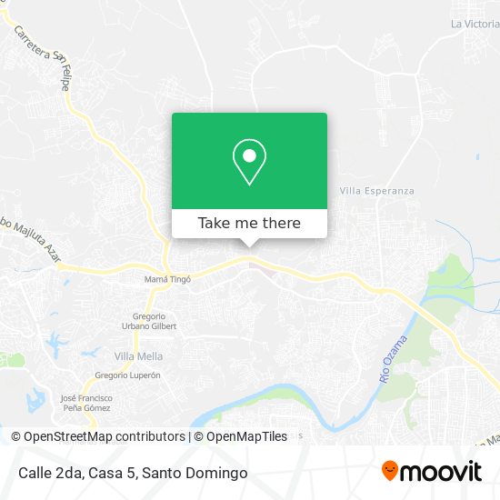 Calle 2da, Casa 5 map