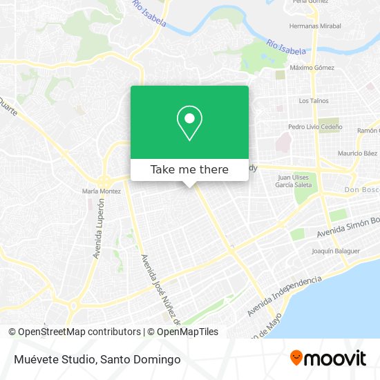 Muévete Studio map