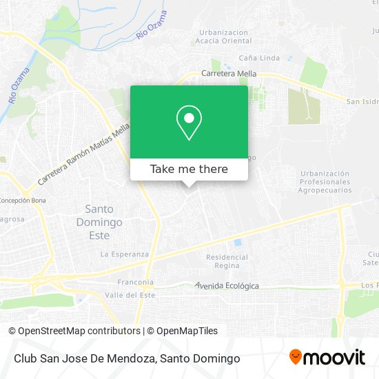 Club San Jose De Mendoza map