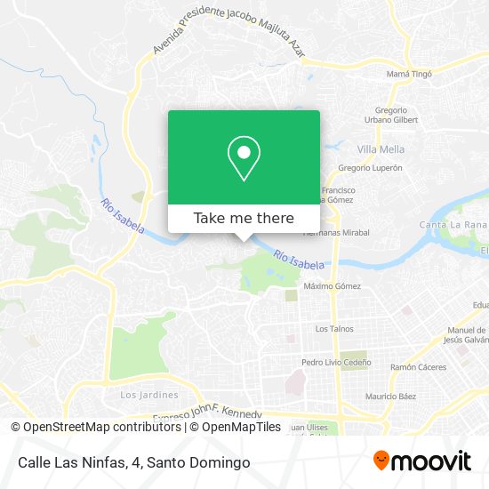 Calle Las Ninfas, 4 map
