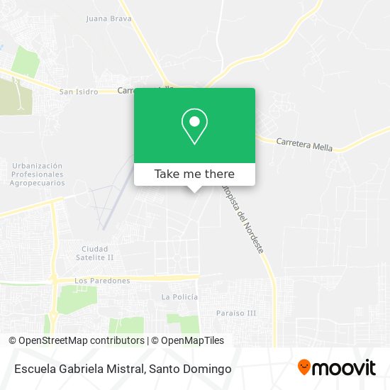 Escuela Gabriela Mistral map