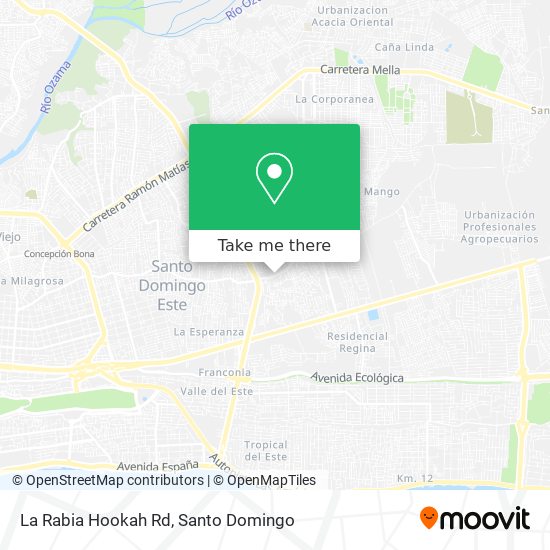 La Rabia Hookah Rd map