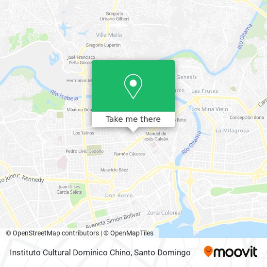 Instituto Cultural Dominico Chino map