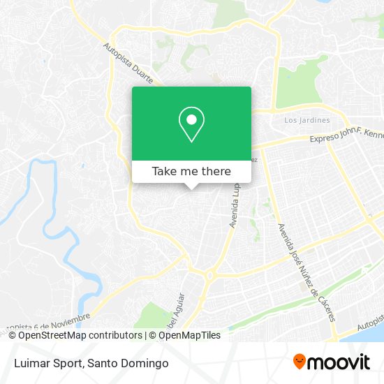 Luimar Sport map