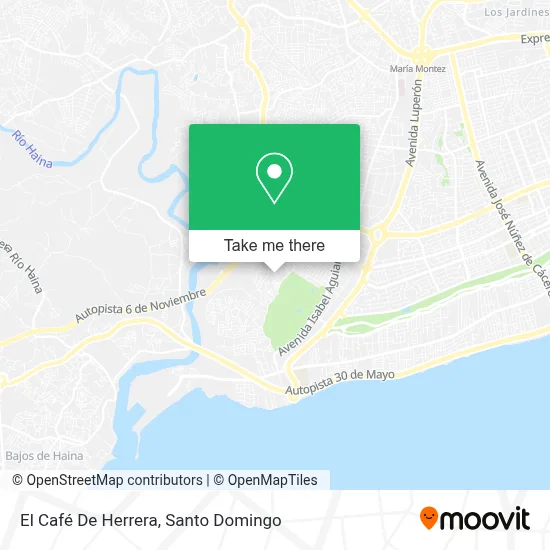 El Café De Herrera map