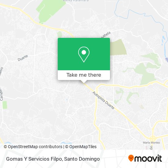 Gomas Y Servicios Filpo map