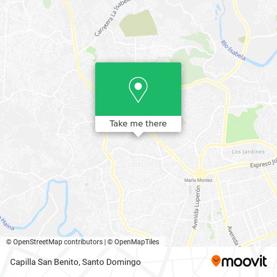 Capilla San Benito map