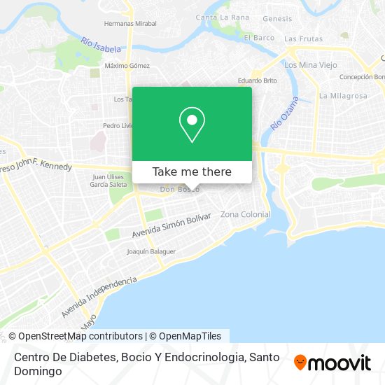 Centro De Diabetes, Bocio Y Endocrinologia map