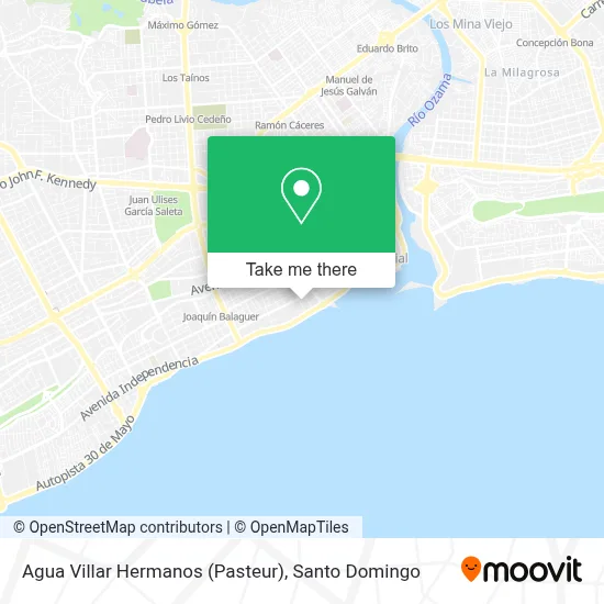 Mapa de Agua Villar Hermanos (Pasteur)