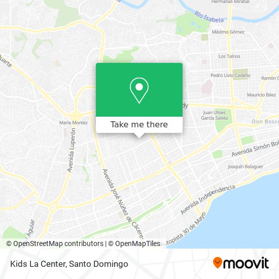 Mapa de Kids La Center