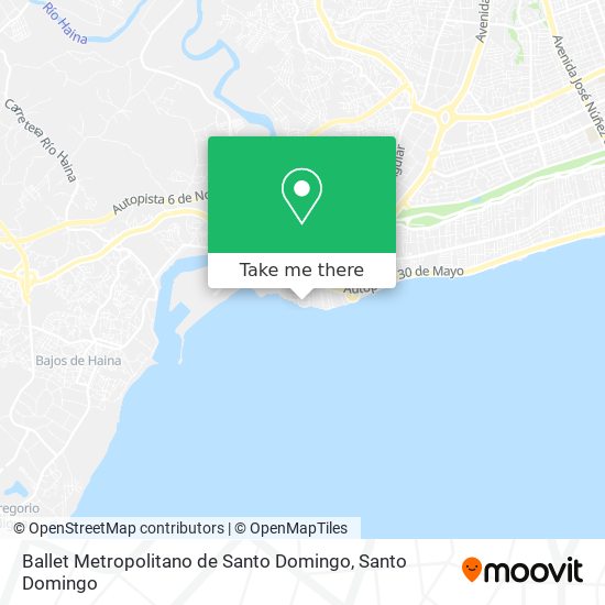 Ballet Metropolitano de Santo Domingo map