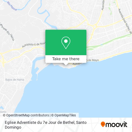 Eglise Adventiste du 7e Jour de Bethel map