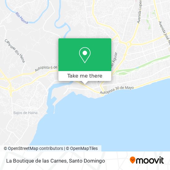 La Boutique de las Carnes map