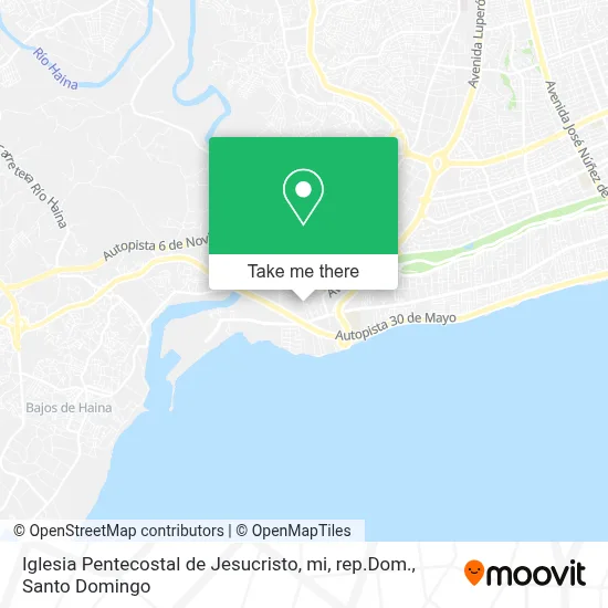 Iglesia Pentecostal de Jesucristo, mi, rep.Dom. map