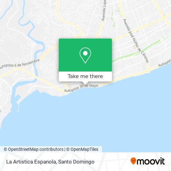 Mapa de La Artistica Espanola