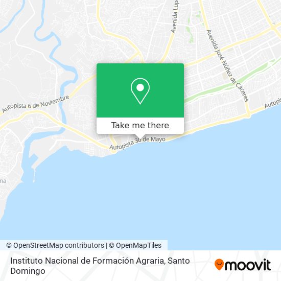 Mapa de Instituto Nacional de Formación Agraria