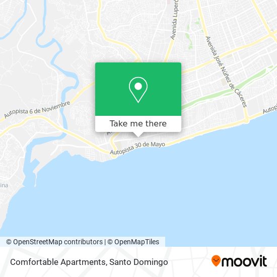 Comfortable Apartments map