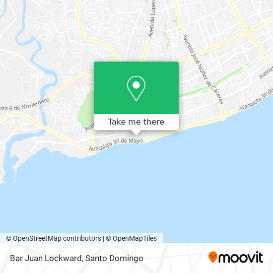 Bar Juan Lockward map