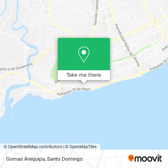 Gomas Arequipa map