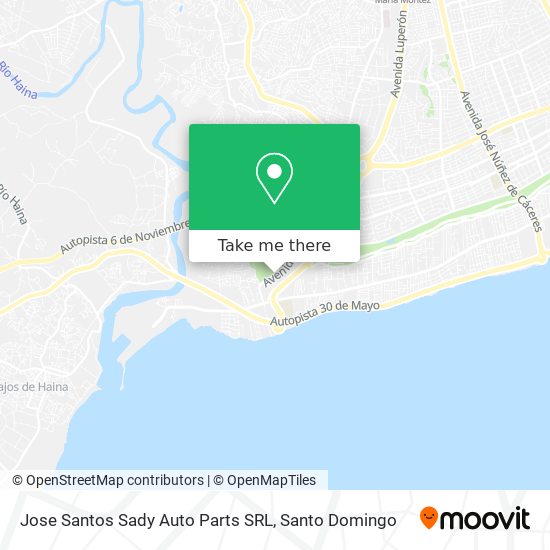 Jose Santos Sady Auto Parts SRL map