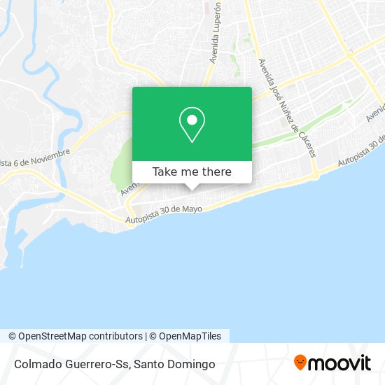 Colmado Guerrero-Ss map