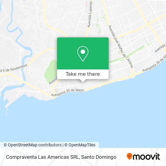 Compraventa Las Americas SRL map