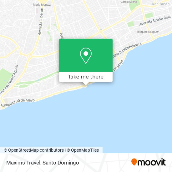 Maxims Travel map