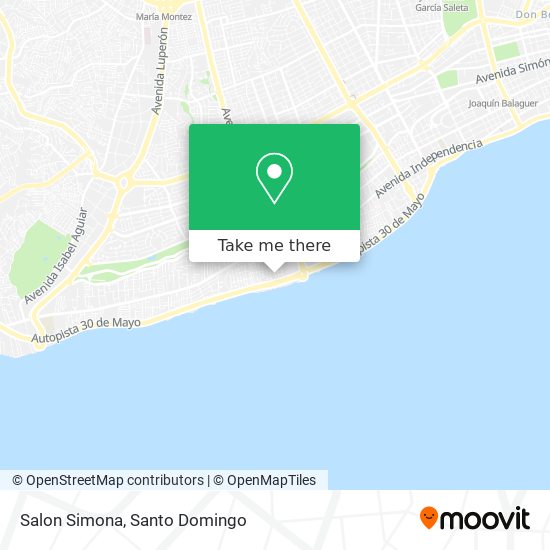 Salon Simona map