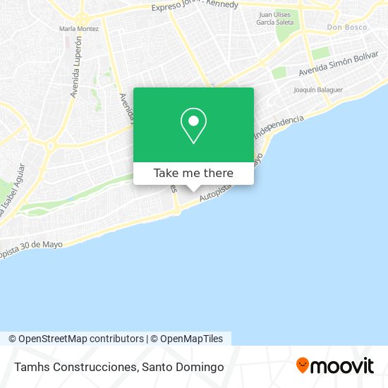 Tamhs Construcciones map