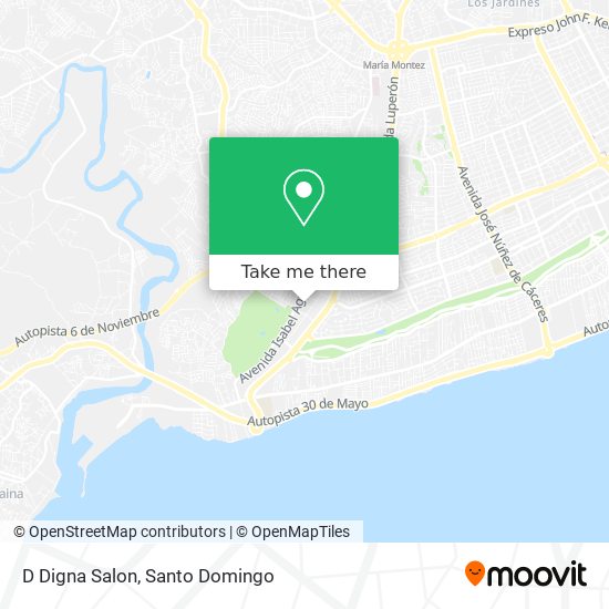 D Digna Salon map