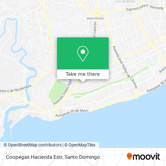 Coopegas Hacienda Estr map