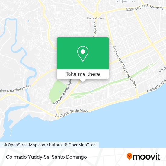 Colmado Yuddy-Ss map