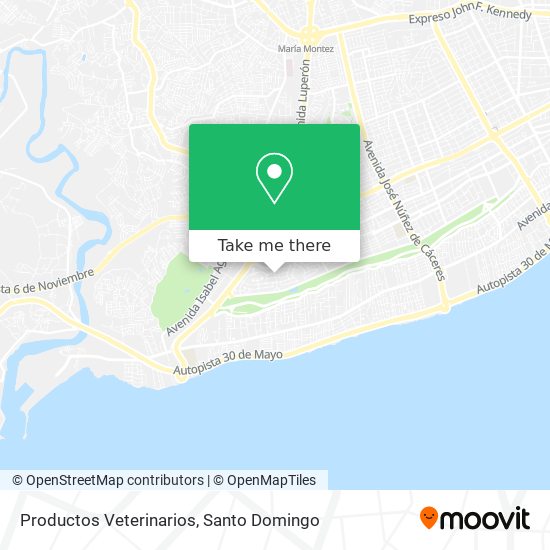 Productos Veterinarios map