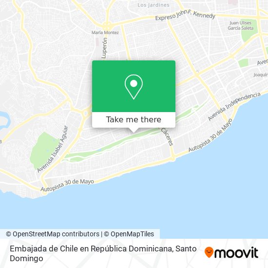 Embajada de Chile en República Dominicana map
