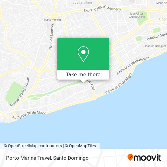 Porto Marine Travel map
