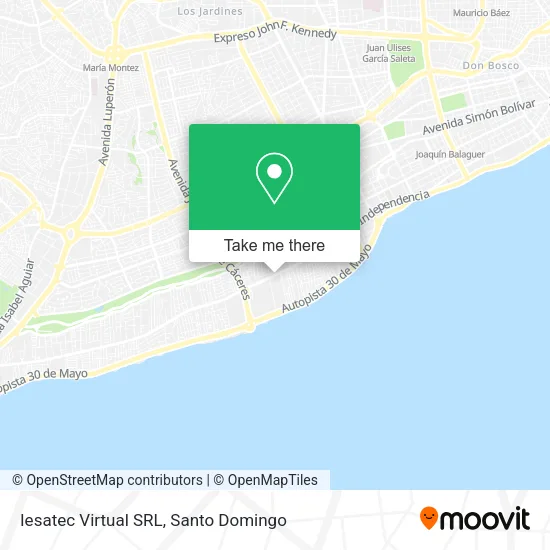 Mapa de Iesatec Virtual SRL