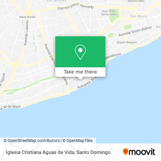 Iglesia Cristiana Aguas de Vida map
