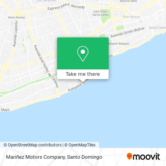 Mapa de Mariñez Motors Company
