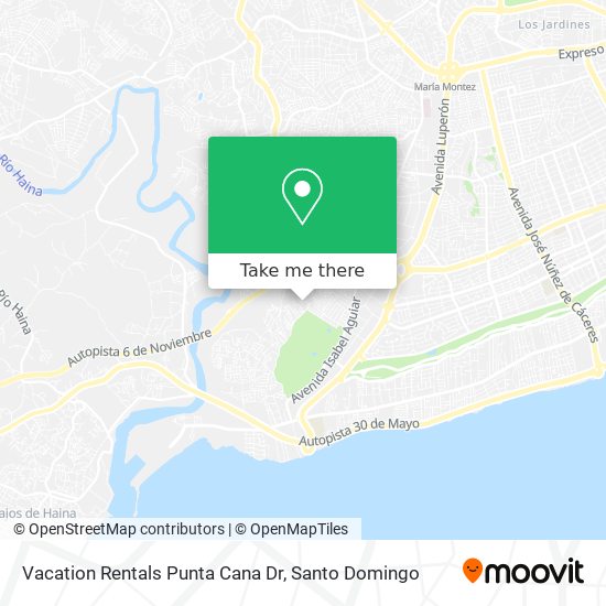 Vacation Rentals Punta Cana Dr map