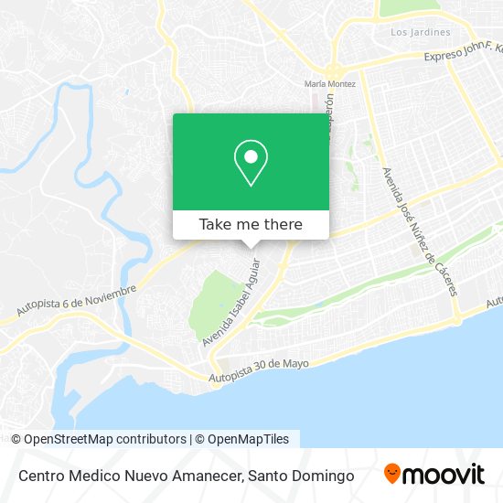 Centro Medico Nuevo Amanecer map