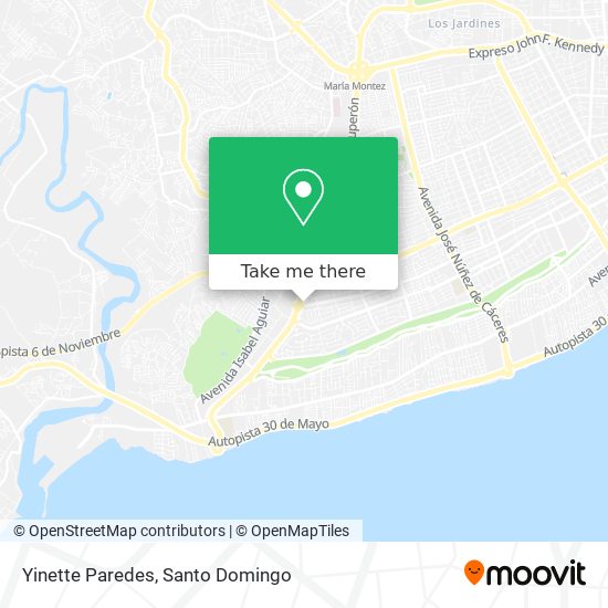 Yinette Paredes map