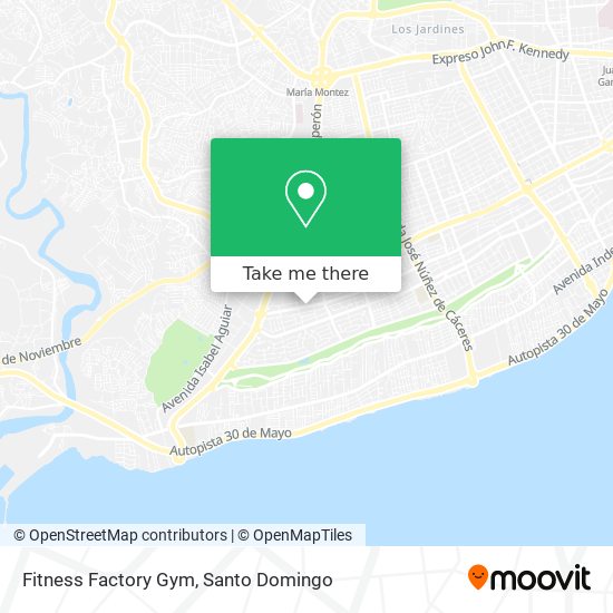 Fitness Factory Gym map