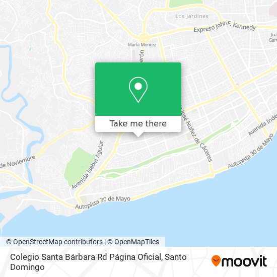 Colegio Santa Bárbara Rd Página Oficial map