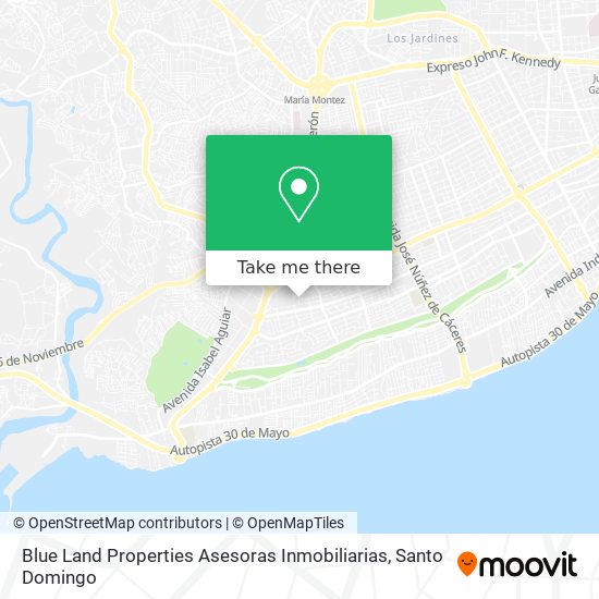 Blue Land Properties Asesoras Inmobiliarias map