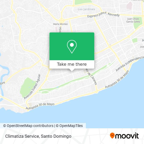 Climatiza Service map