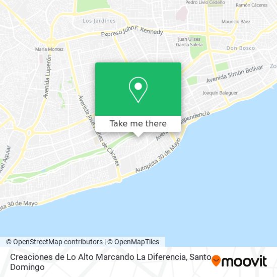 Creaciones de Lo Alto Marcando La Diferencia map