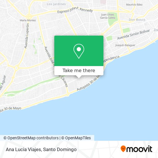 Ana Lucia Viajes map