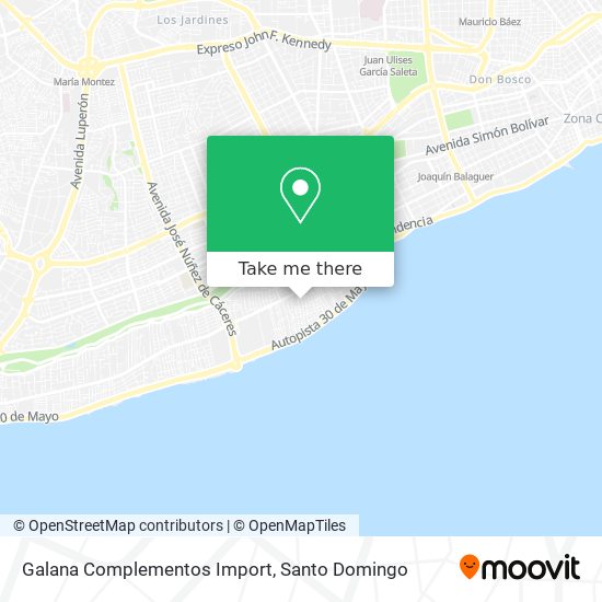 Galana Complementos Import map