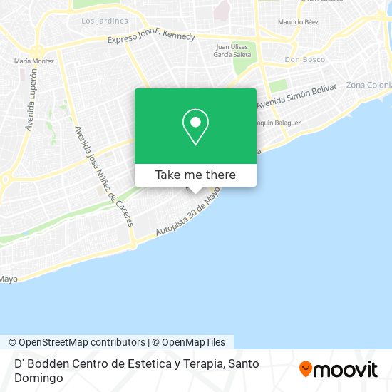 D' Bodden Centro de Estetica y Terapia map